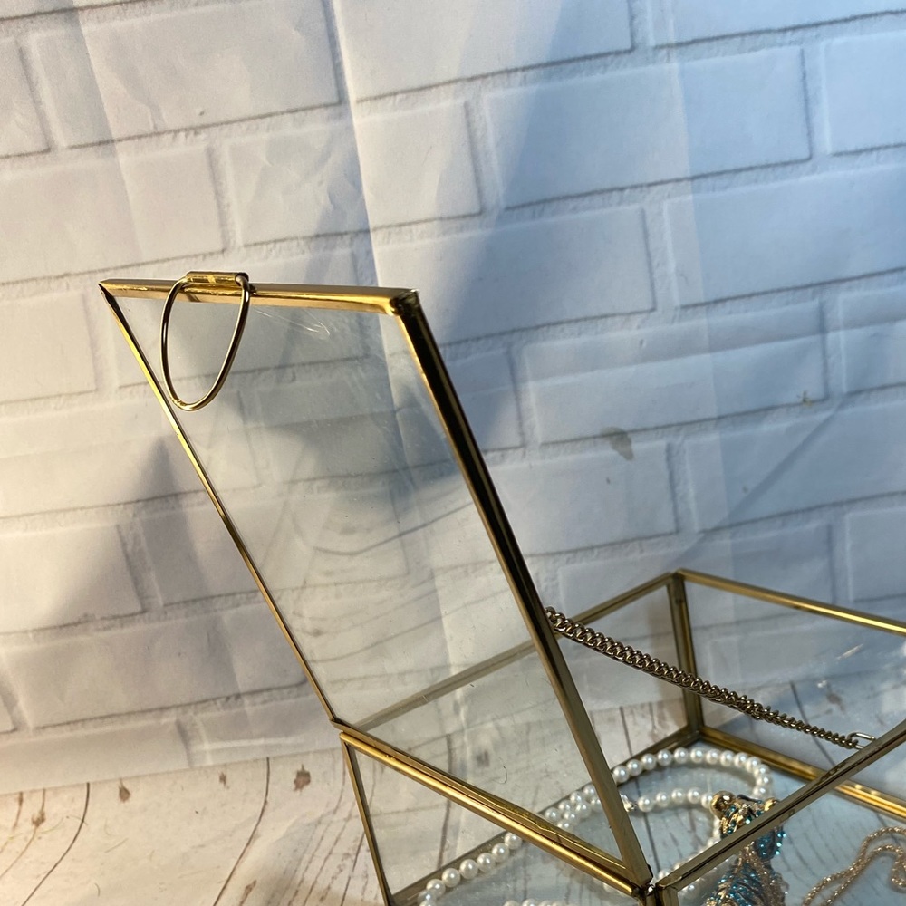 Glass trinket box - Picture 4 of 4